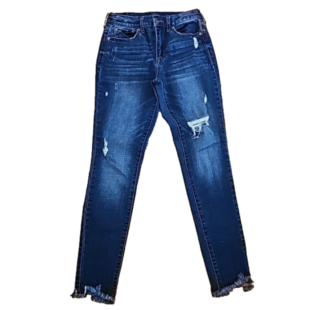 AEROPOSTALE High Waist Skinny Distressed Jeans Size 2